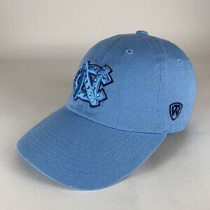 North Carolina Tar Heels NCAA Womens Blue Top of the World Strapback Hat